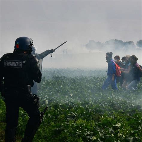French police clash with protesters opposed to reservoir plans